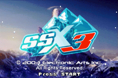 SSX 3 Title Screen